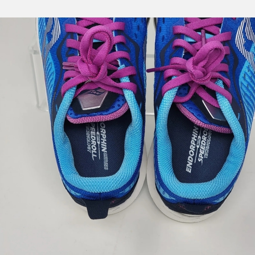Saucony Endorphin Speed 2 Womens Sz 6 Royal/Blaze S10688-30 Athletic Shoes New - Picture 14 of 15